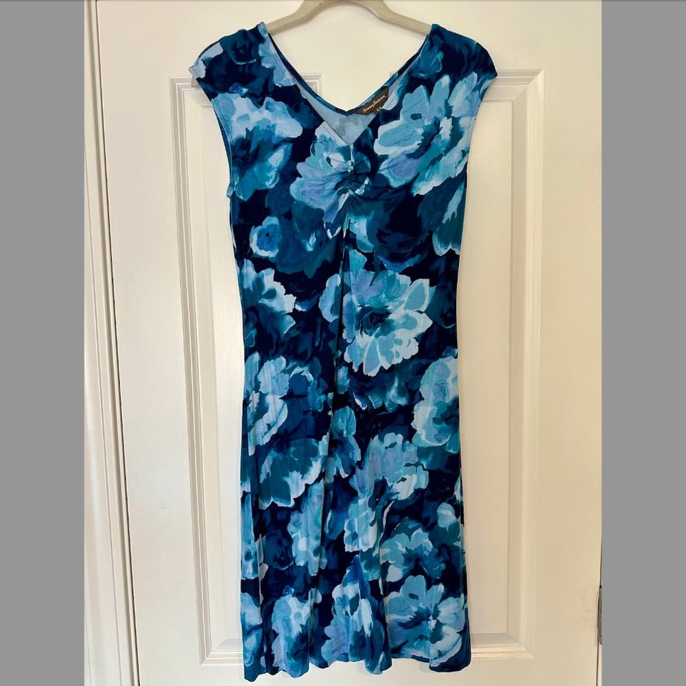 Tommy Bahama Blue Floral Dress Size S